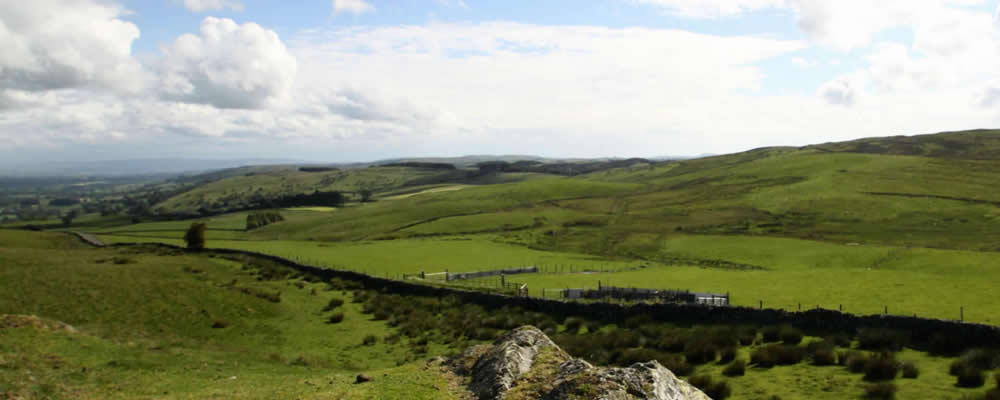 View from Firbank Fell towards Ulverston